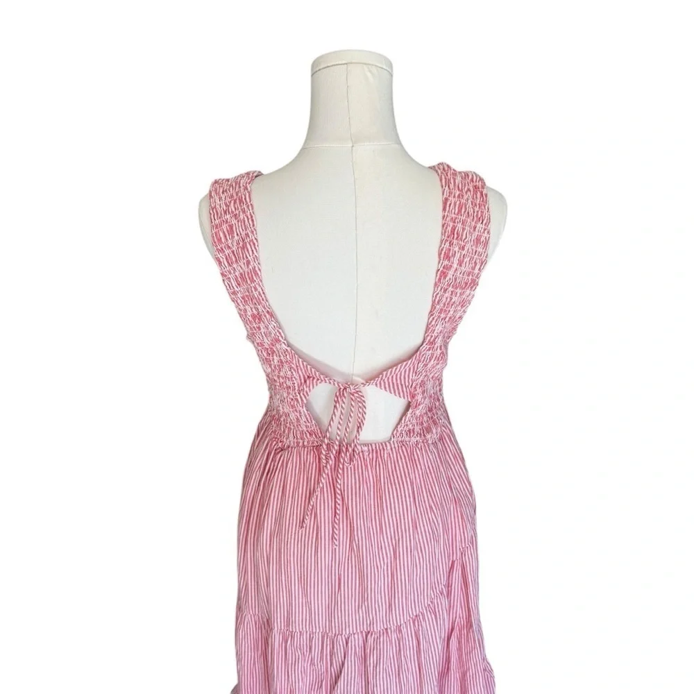 Free People - Juno Maxi Candy Stripper Sleeveless Dress Sz S